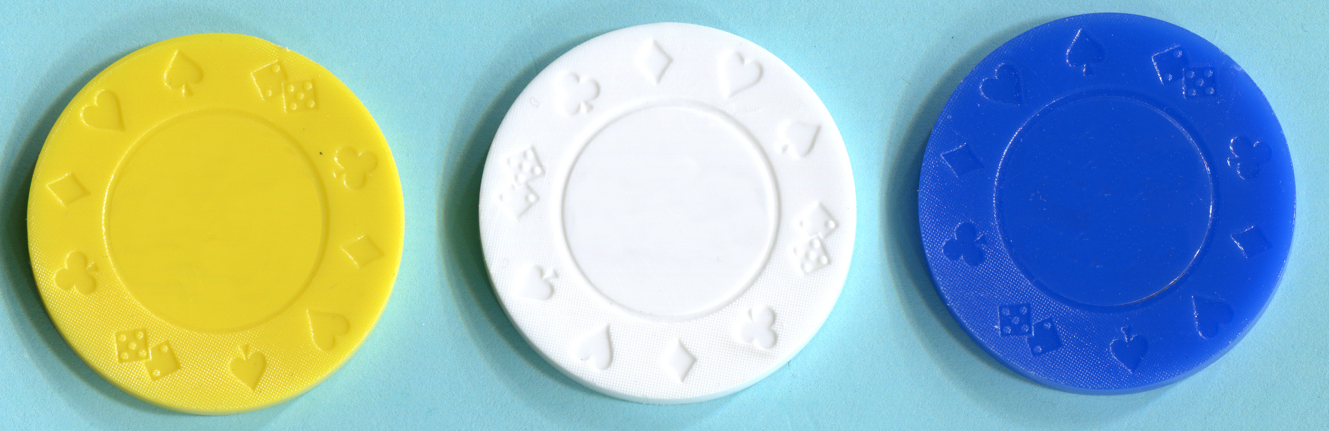 Custom Imprint Poker Chips, Plastic, Imprinted Plastic Tokens, Imprinted Bar Tokens, Printed