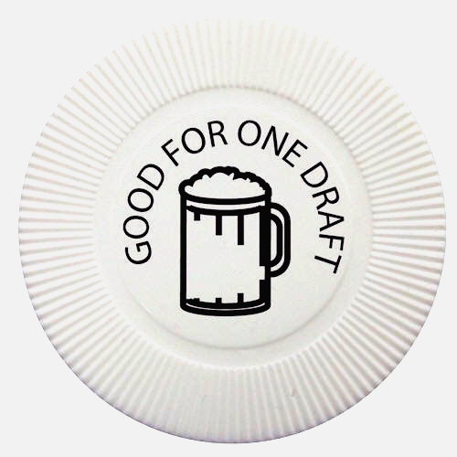 Custom Imprint Drink Tokens, Bar Chips, Custom printed as low as .11 Cents